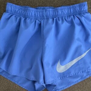 Women’s Nike Dri-Fit Activewear Shorts Size S Blue/Gray